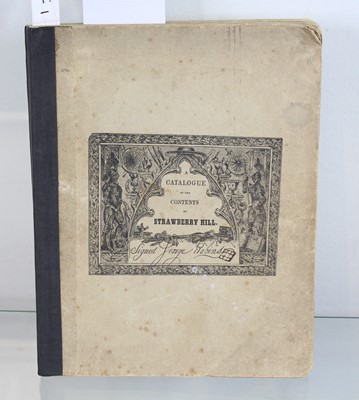 Lot 554 - A rare period auction catalogue of the 24 day...