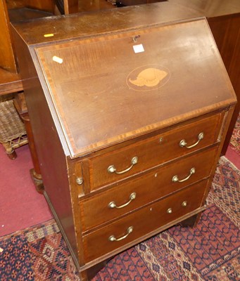 Lot 1271 - An Edwardian mahogany and satinwood inlaid...