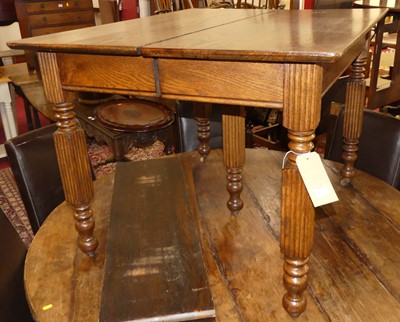 Lot 1277 - An early 20th century Belgian oak extending...