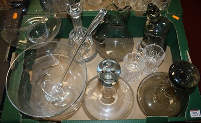 Lot 567 - Two boxes of glassware to include drinking...