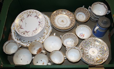 Lot 582 - A collection of Victorian ceramics to include...