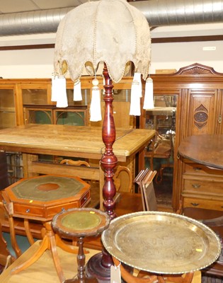 Lot 1297 - Occasional furniture to include; a turned...