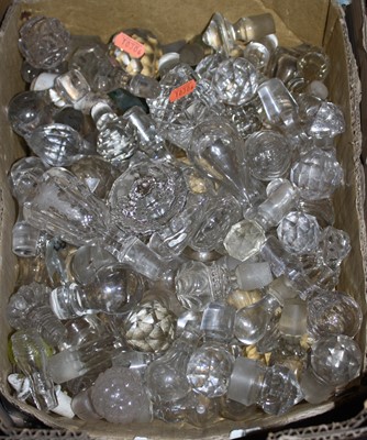 Lot 606 - A collection of cut glass decanter stoppers