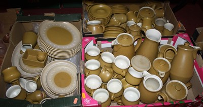 Lot 607 - A collection of Denby yellow glazed stoneware...