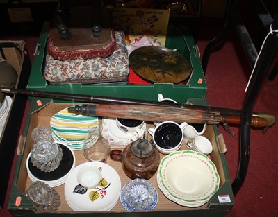 Lot 617 - Two boxes of miscellaneous items to include...