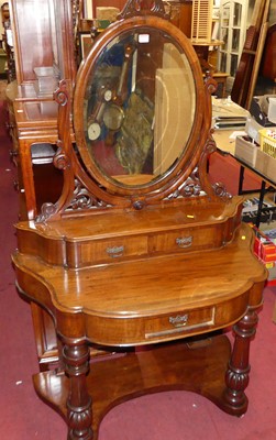 Lot 1343 - A mid-Victorian mahogany Duchess dressing...