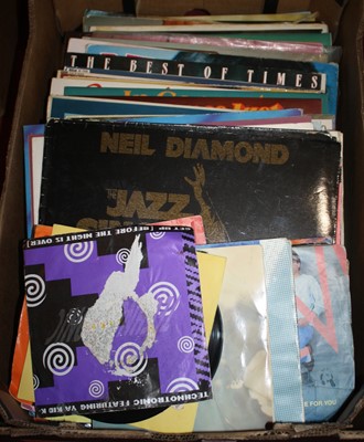 Lot 651 - A collection of vintage LPs and singles to...