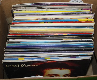 Lot 653 - A collection of vintage LPs to include Sinead...