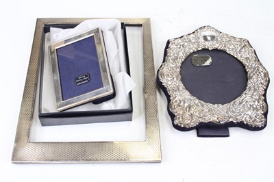 Lot 278 - An Elizabeth II silver clad easel photograph...