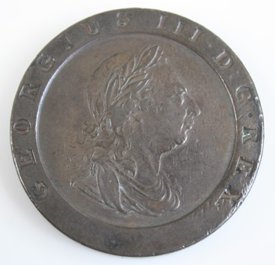 Lot 2115 - Great Britain, 1797 cartwheel penny, Soho mint,...