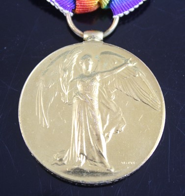 Lot 195 - A WW I Victory medal, naming T3-028846 DVR....