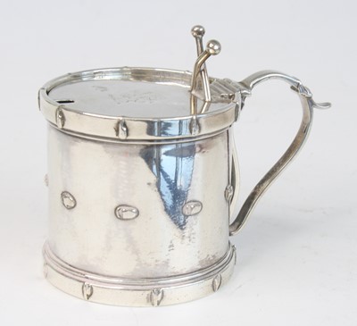 Lot 42 - A Victorian silver novelty mustard pot in the...