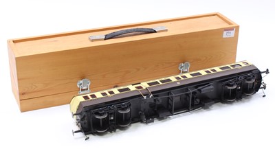 Lot 271 - Tower Models 0 Gauge GWR Autocoach No.180,...