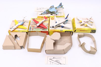 Lot 1179 - Dinky Toys boxed aircraft group of 5...