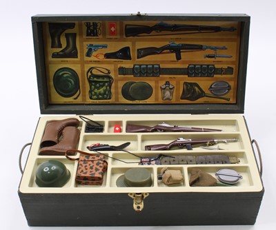 Lot 1642 - A vintage Palitoy Action Man Locker Kit box...