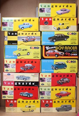 Lot 906 - 15 boxed Vanguards 1/43 scale diecast...