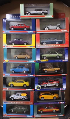 Lot 907 - 15 window boxed Corgi Vanguards 1/43 scale...