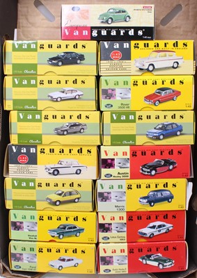 Lot 908 - 15 boxed Vanguards 1/43 scale diecast...