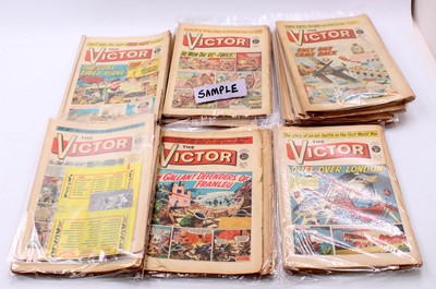 Lot 1789 - A large collection of mixed Victor comics,...