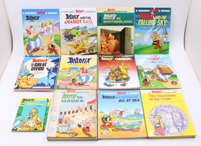 Lot 1787 - One box containing 30+ various Asterix hard...