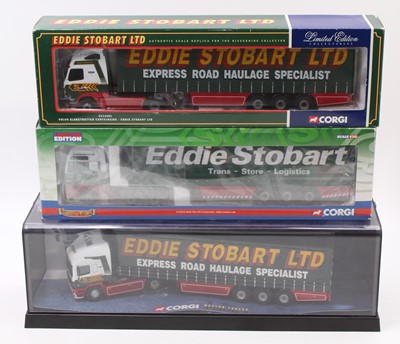 Lot 921 - 3 Corgi Toys 1/50th scale boxed Eddie Stobart...