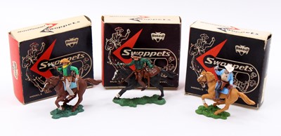 Lot 2079 - Herald Swoppets boxed Cowboy figure group to...