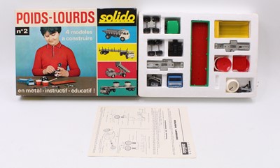 Lot 1546 - A Solido of France No. 2 lorry gift set,...