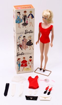 Lot 1688 - An original Barbie Doll, number 850 comprising...