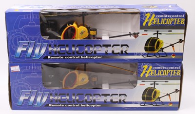 Lot 1526 - Pair of Fly Helicopter Remote Control...