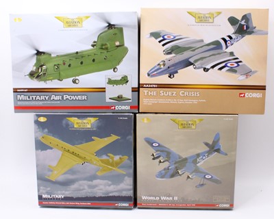 Lot 923 - Collection of 4 various Corgi Aviation Archive...