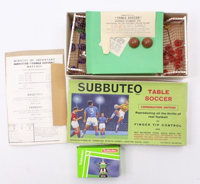 Lot 1546 - Subbuteo Table Soccer Boxed Set, together with...