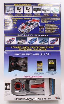 Lot 1571 - Nikko Radio Controlled Porsche 911 GT1, housed...