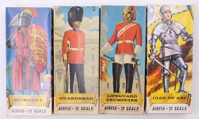 Lot 808 - A collection of four various boxed Airfix 1/12...
