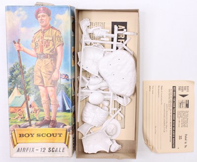 Lot 810 - An Airfix 1/12 scale Boy Scout plastic kit...