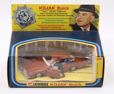 Lot 1214 - A Corgi Toys No. 290 Kojak's Buick comprising...