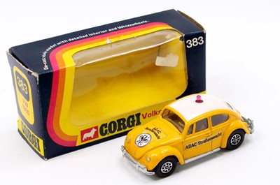 Lot 1390 - Corgi Toys No. 373/383 Volkswagen 1200 Saloon...