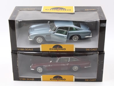 Lot 938 - A Chrono 1/18 scale Aston Martin diecast group...