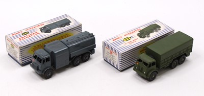 Lot 1168 - A pair of boxed Dinky Supertoys military...