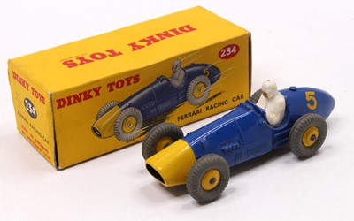 Lot 1101 - Dinky Toys No. 234 Ferrari Racing Car, blue...