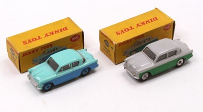 Lot 1147 - Dinky Toys boxed saloon group, 2 examples...