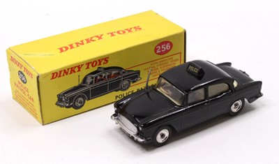 Lot 1114 - Dinky Toys No. 256 Police Patrol Car, black...