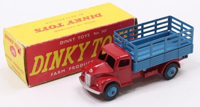 Lot 1132 - Dinky Toys No. 343 Farm Produce Wagon, cherry...