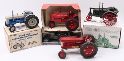 Lot 770 - ERTL and Hubley 1/16th scale diecast tractor...