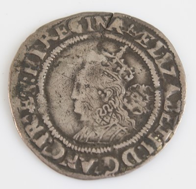 Lot 2173 - England, 1570 silver sixpence, obv: crowned...