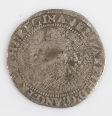 Lot 2173 - England, 1570 silver sixpence, obv: crowned...