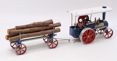 Lot 9 - A Wilesco No. D405 Traction Engine comprising...