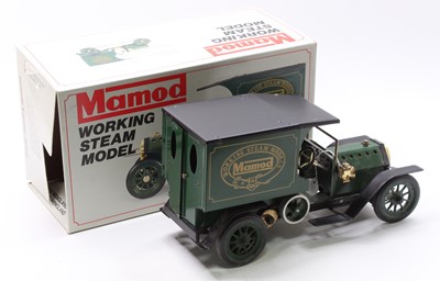Lot 12 - Mamod DV1, live steam delivery van, finished...