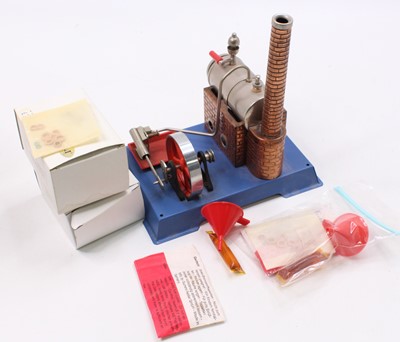 Lot 19 - A Wilesco D6 Stationary Steam Engine, of usual...