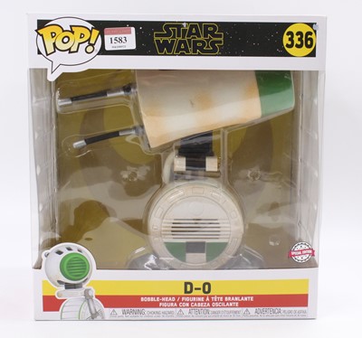 Lot 1583 - A Funko Pop Vinyl No. 336 Star Wars D-O bobble...