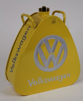 Lot 12 - A reproduction Volkswagen advertising fuel can,...
